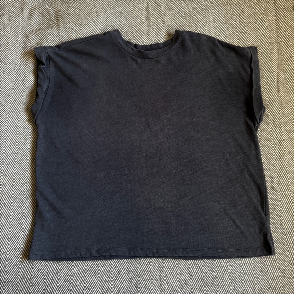 Loft Dolman Crew Tee - Navy